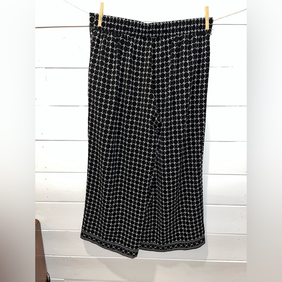🖤 MAX STUDIO Black & White Midi Skirt – Size L - Picture 10 of 11